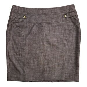 B.Wear Byer California Brown Mini Skirt Size 13  Pencil Career Casual